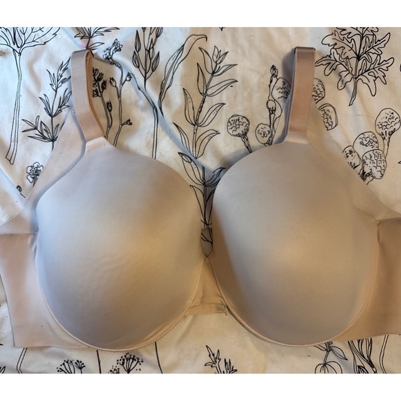Soma Beige Full Figure Vanishing Back Full Coverage Underwire Bra, 40DD - Picture 1 of 5